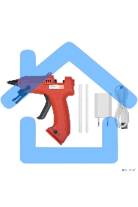 Пистолет клеевой Rexant, 10 Вт, Ø7 мм, 