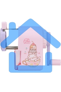 Точилка для карандашей механическая Deli E0641 miYou, 1 отверстие, пластик, ассорти