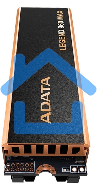 Накопитель SSD   ADATA LEGEND 960 MAX, 4Tb, M.2 2280, PCIe 4.0 x4, NVMe, R/W 7400/6800, с радиатором