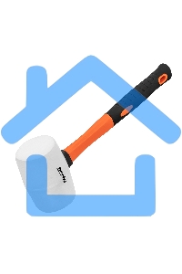 Киянка резиновая, 450г, белая резина, фибергласовая рукоятка Sparta