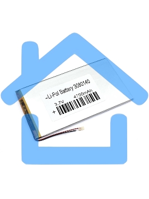 Портативный аккумулятор Li-Pol (батарея) 3*80*140мм 2pin 3.7V/4700mAh
