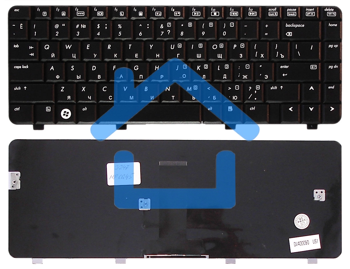 Клавиатура для ноутбука HP Presario CQ40 CQ41 CQ45 черная