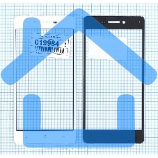 Защитное стекло для OPPO R7 белый