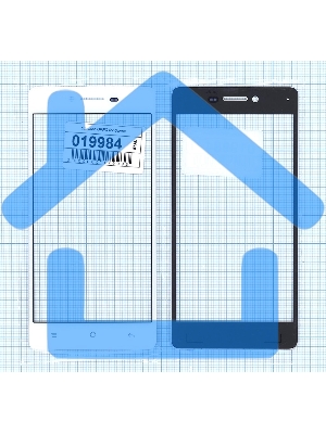 Защитное стекло для OPPO R7 белый