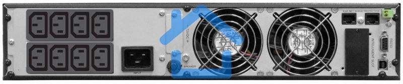 Источник бесперебойного питания (8955) Бастион SKAT-UPS 2000ВА/1800Вт RACK 2U/On-Line/4хАКБ(40-120Ач)/220В/SNMP slot/5 л.г./МПТ