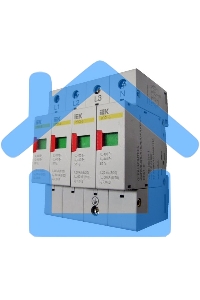 Ограничитель перенапряжения ОПС1-B 4P ИЭК MOP20-4-B