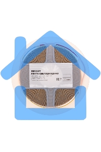 Лента светодиодная 12В, COB 8Вт/м, 320 LED/м, оранжевый, 8мм, 5м, IP20 Rexant