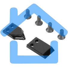 Нож шнека для грунта ER-80, диаметр 80мм, комплект 2 шт Denzel