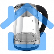 Чайник электрический BQ KT1700G черный-сталь, 2200 Вт, 1,7 л