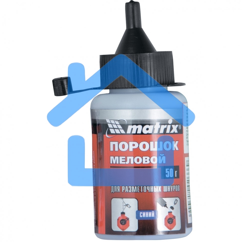 Порошок меловой синий, 50 г, для разметочных шнуров Matrix