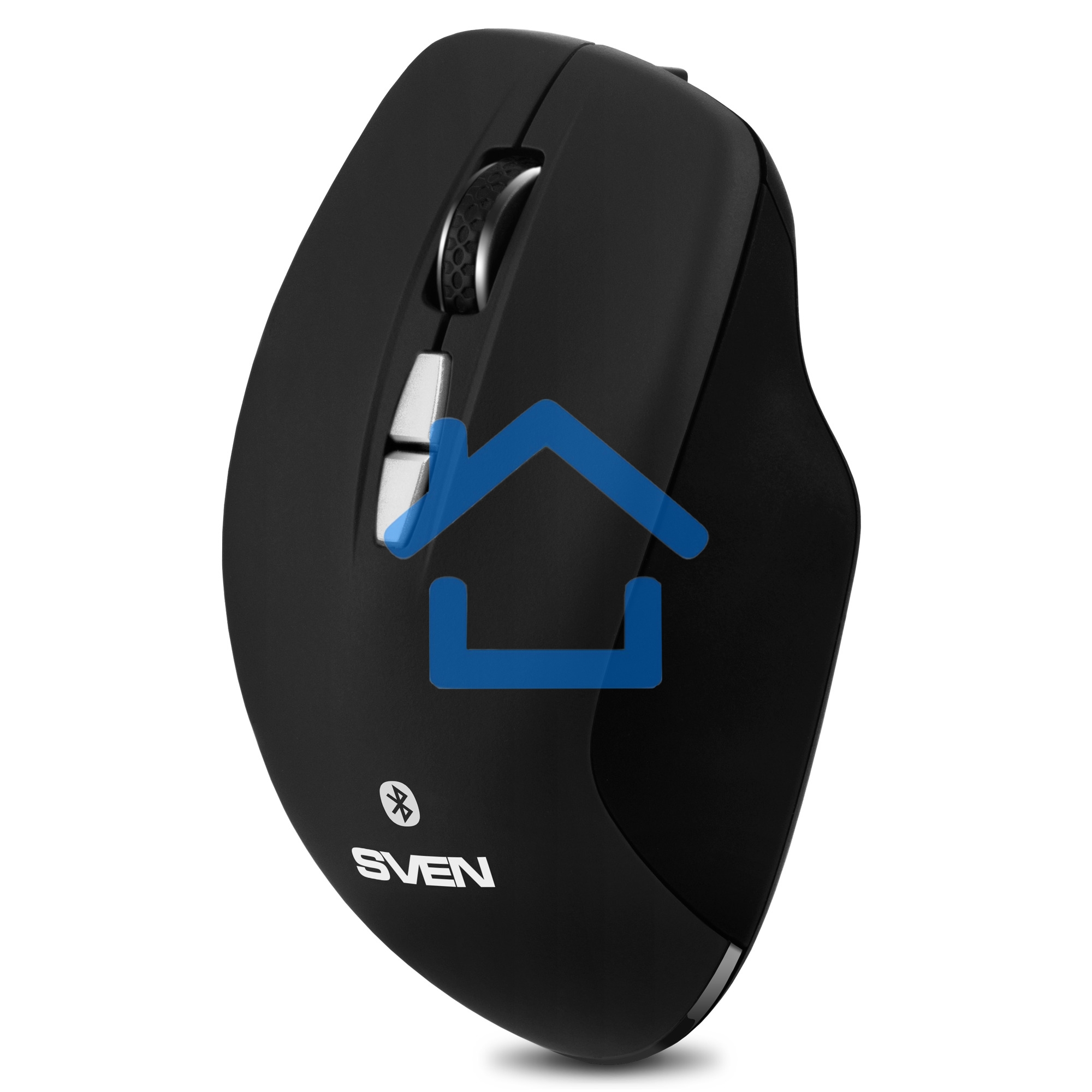 Мышь беспроводная SVEN RX-590SW черный, 1600 dpi, радиоканал, Bluetooth, USB, кнопки - 7