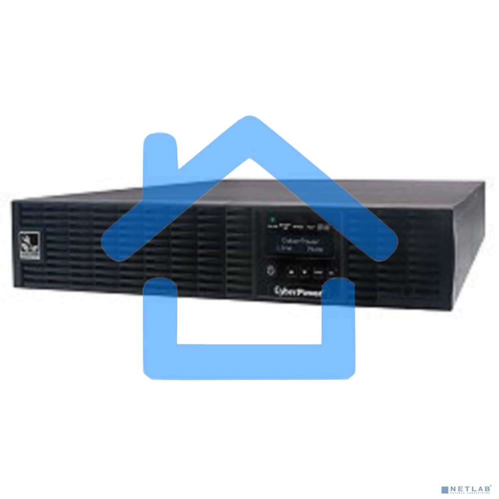 Источник бесперебойного питания Online CyberPower OL2000ERTXL2U 2000VA/1800W USB/RS-232/Dry/EPO/SNMPslot/RJ11/45/ВБМ (8 IEC С13, 1 IEC C19)