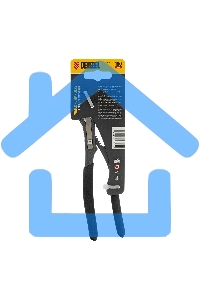 Клещи переставные Denzel кнопочный механизм, обливные рукоятки, 180 мм