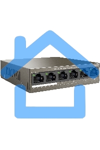 Коммутатор IP-COM F1106P-4-63W 6PORT 4POE