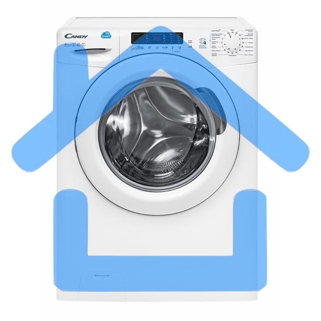 Стирально-сушильная машина Candy CSW4 365D/2-07 белый загр.фронтальная макс.:6кг 1300 об/мин класс: В