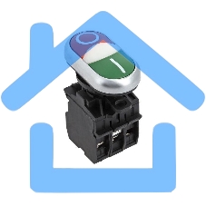 Кнопка LA32HN кр/зел. 