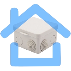 Коробка распределительная наружного монтажа с откидной крышкой 80х80х50 мм, IP54 Rexant