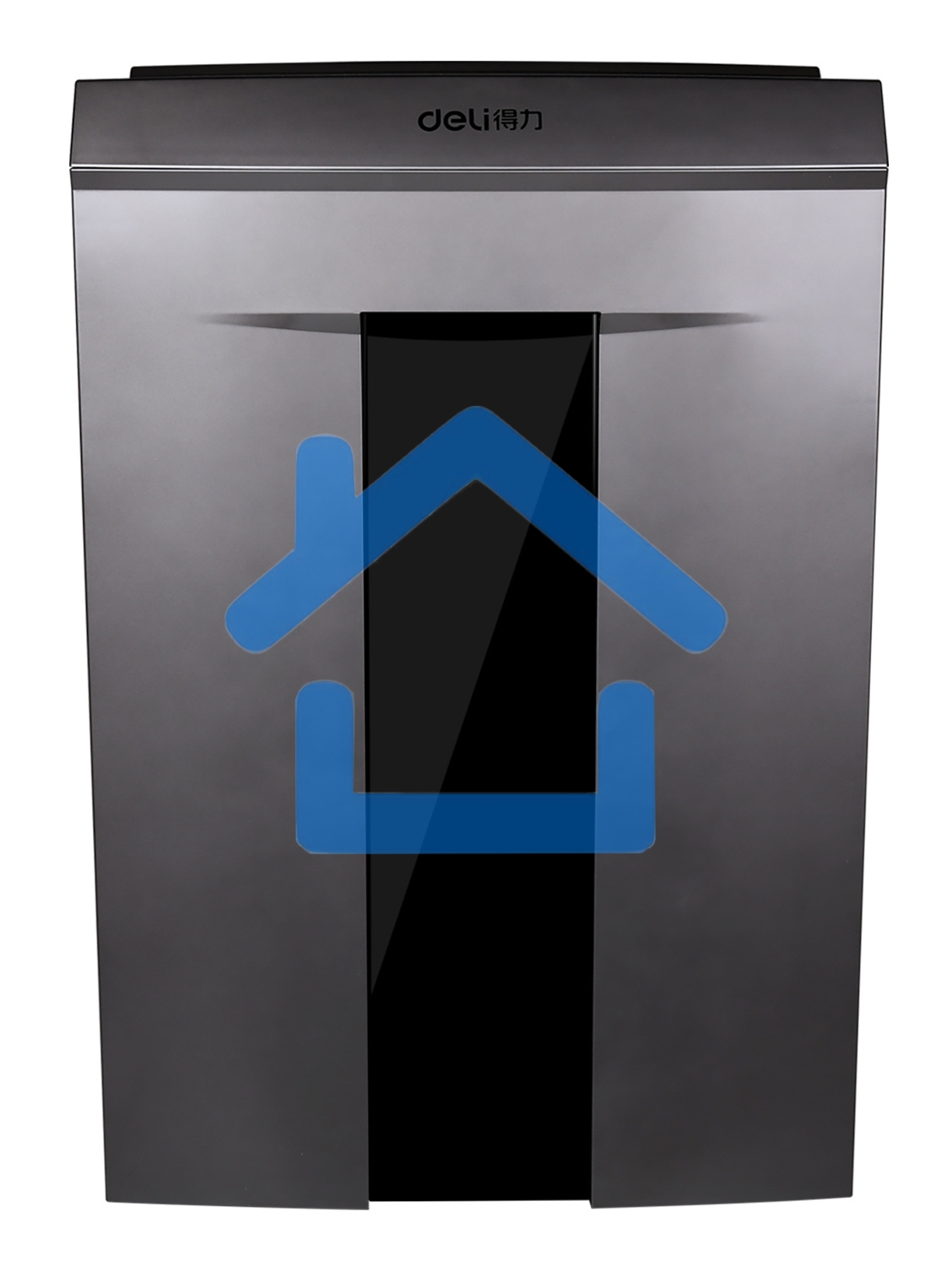 Шредер Deli 9907 серебристый с автоподачей (секр.P-4)/фрагменты/8лист./20лтр./скрепки/скобы/пл.карты/CD