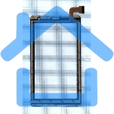 Сенсорное стекло (тачскрин) Prestigio Seed A7 PMT4337. черное