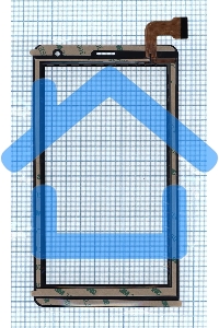 Сенсорное стекло (тачскрин) Prestigio Seed A7 PMT4337. черное