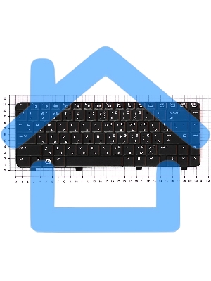 Клавиатура для ноутбука HP Presario CQ40 CQ41 CQ45 черная