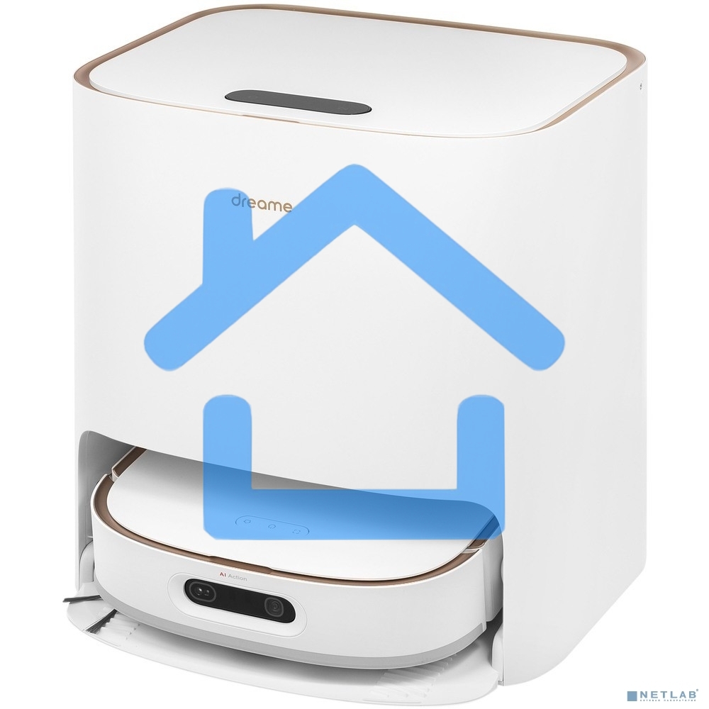 Робот-пылесос Dreame RLS6TAC W10 Pro белый, 55 Вт, 6400 мА·ч Li-Ion, уборка сухая/влажная, пылесборник контейнер 0.45 л