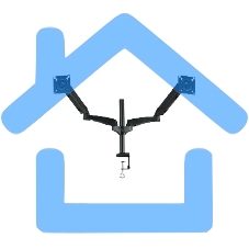 Кронштейн для мониторов ЖК Kromax OFFICE-12 черный 15
