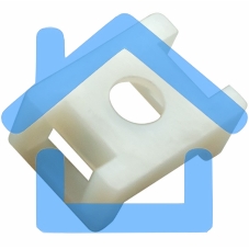 Площадка для крепления стяжки Rexant (ПС-2) 22x16 мм, белая, упаковка 100 шт.