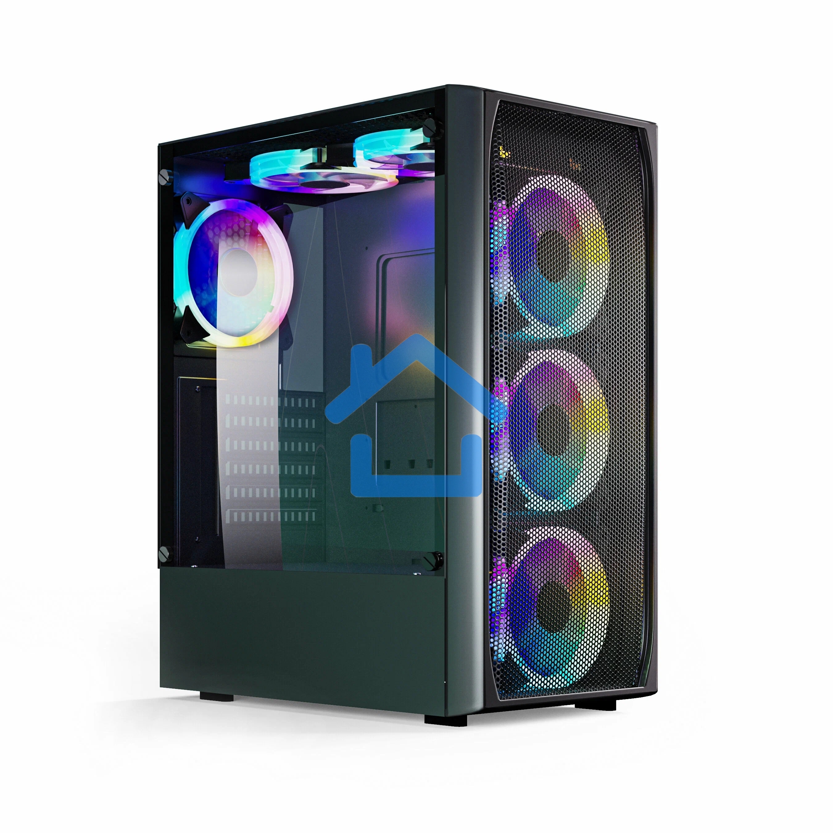 Компьютерный корпус ABR GQ-3 (8017) (USB 3.0X1 + USB 2.0 X2+audio)