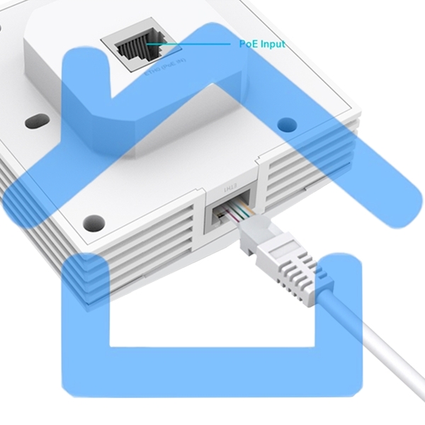 Точка доступа TP-Link EAP650-Wall AX3000 10/100/1000BASE-TX