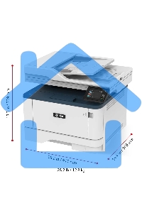 МФУ лазерное Xerox B315 (B315V_DNI), A4, ч/б, печ. до 40 стр/мин., скан. до 46 стр/мин. (ч/б) 20 стр/мин. (цвет), 600x600dpi, USB, RJ-45, Wi-Fi