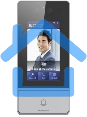 Видеопанель Hikvision DS-KV9503-WBE1 цветной сигнал