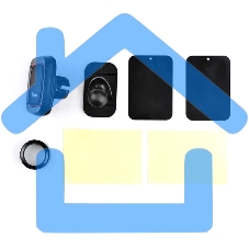 Автомобильный держатель для смартфона Hoco CA24, торпедо, магнитный, черный