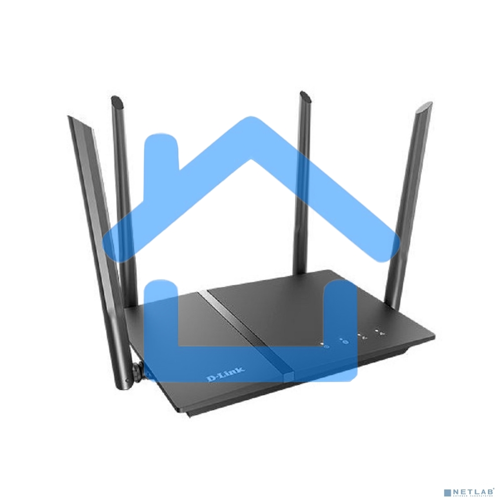 Роутер D-Link DIR-1260/RU/R1A, Wireless AC1200 2x2 MU-MIMO Dual-band Gigabit Router with 1 10/100/1000Base-T WAN port, 4 10/100/1000Base-T LAN ports and 1 USB port.802.11b/g/n/ac compatible, up to 300 Mbps