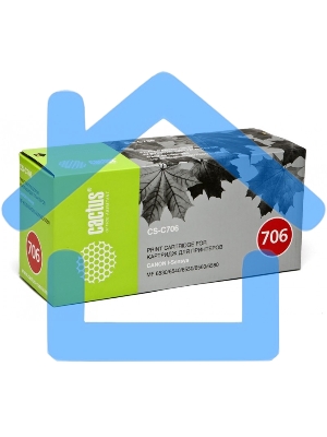 Картридж лазерный Cactus CS-C706 черный (5000 стр.) для Canon MF6530/6540/6550/6580