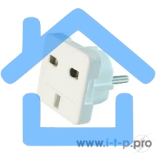 Переходник Gembird Переходник с вилки EU,UK в RU (A-AC-UKEU-001)