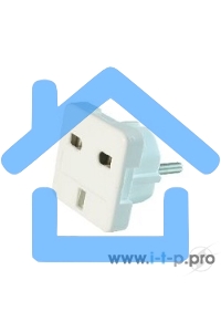 Переходник Gembird Переходник с вилки EU,UK в RU (A-AC-UKEU-001)