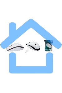 Мышь проводная Logitech M100 белый, 1000 dpi, USB, кнопки - 3