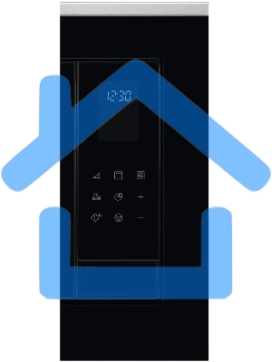 Микроволновая печь встраиваемая Electrolux LMS4253TMX / с грилем, объем 25 л., высота 390 мм, черный/нерж. Сталь