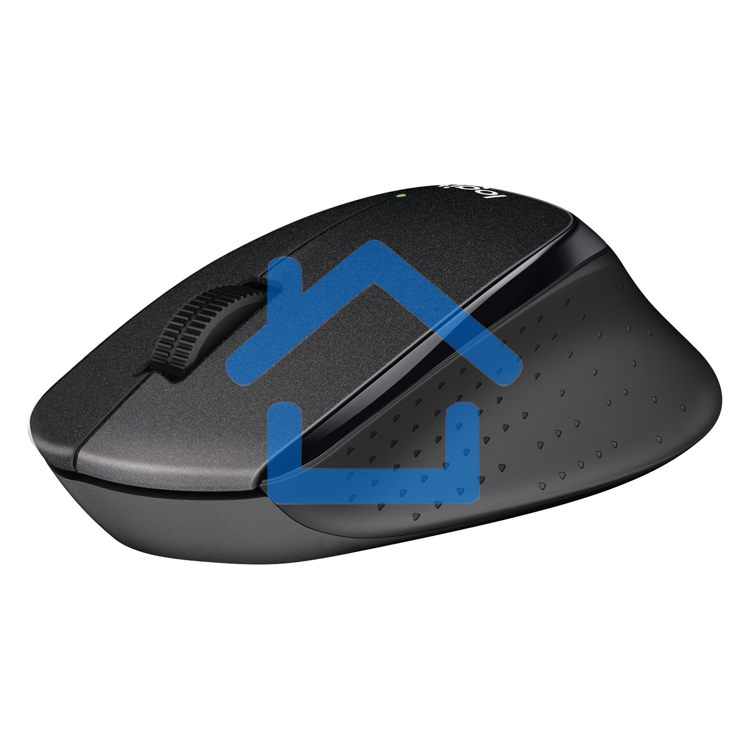 Мышь беспроводная Logitech M330 SILENT PLUS черный, 1000 dpi, радиоканал, USB, кнопки - 3