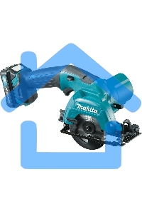 Пила циркулярная MAKITA HS301DWAE10.8В 2х2А·ч Li-ion 1500об\м диск-ф85мм рез-25.5мм 1.6кг чем