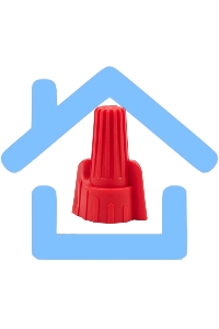 Соединительный изолирующий зажим с лепестками СИЗ-13 ø 13 мм (1,5-16 мм²), красный (10 шт./уп.) Rexant