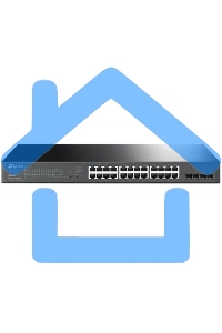 Коммутатор TP-Link TL-SG2428P JetStream гигабитный Smart коммутатор на 24 порта PoE+ и 4 SFP-слота SMB