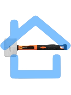 Киянка резиновая, 450г, белая резина, фибергласовая рукоятка Sparta