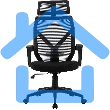 Кресло компьютерное Cactus CS-MC414-BK черный, сетка/ткань