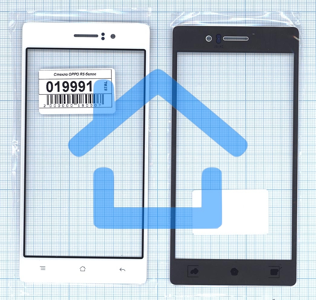 Защитное стекло для OPPO R5 белый