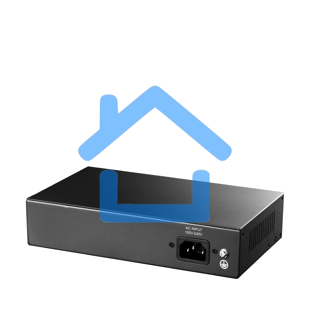 Коммутатор Cudy 8 RJ-45 10/100/1000M PSE ports +2 RJ45 10/100/1000 Uplink Port Unmanaged PoE+ Switch 120W, CCTV/VLAN mode support, long distance:250M at CCTV mode. 802.3af/at standard, Aternative 1/2(+),3/6(-), Rack-mountable Steel Case, Watchdog, 120W in