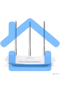 Маршрутизатор беспроводной TP-Link TL-WR845N N300 10/100BASE-TX белый