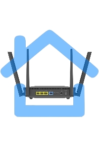 Роутер беспроводной Asus RT-AX52 AX1800 10/100/1000BASE-TX черный