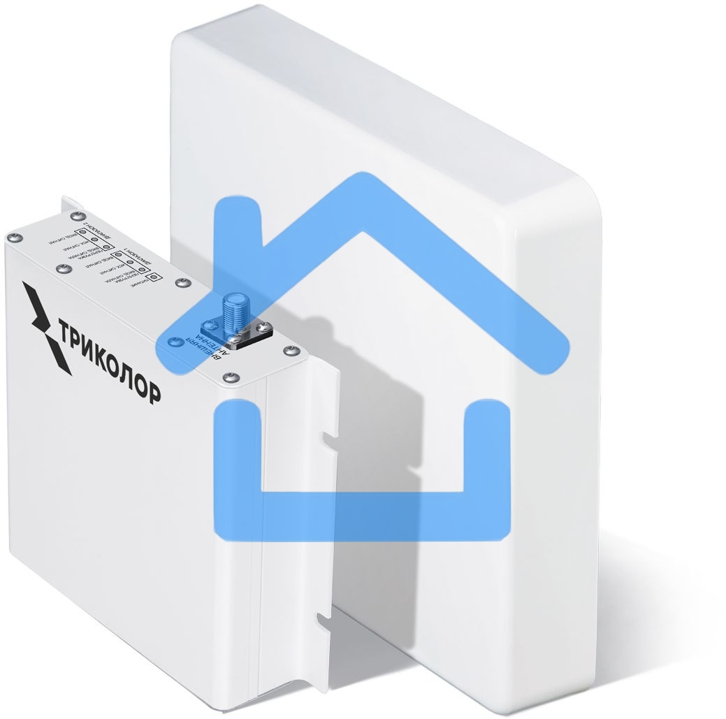 Усилитель сигнала Триколор TR-900/2100-50-kit 20м двухдиапазонная белый (046/91/00052372)